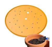 Planter Insert, 25 cm Round Plant Container Filler Flower Pot Insert with Drainage Holes Lightweight Pot Reducer Gardening Accessory for Less Soil Usage, for Indoor Outdoor Garden Patio Yard Use