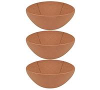 Planter Liner, Fabric Flower Basket Liners, 12x12x5.1in/ 14x14x6.3inches/ 16x16x7.5 Inches Set of 3 Pre Cut Round Planter Insert for Outdoor Garden Planting Landscaping
