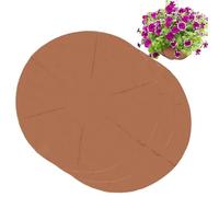 Planter Liner, Fabric Flower Basket Liners, 12x12x5.1in/ 14x14x6.3inches/ 16x16x7.5 Inches Set of 3 Pre Cut Round Planter Insert for Outdoor Garden Planting Landscaping