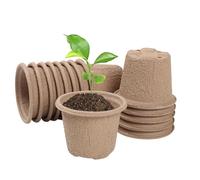 Planter Nursery Pots | 50-Pack Breathable Cups | Lightweight Planting & Transplanting Pots For Gardening, Flowers, Vegetables, Indoor & Outdoor Garden, Greenhouse