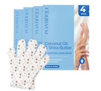 PLANTIFIQUE Mascarilla Manos Coreana con Ácido Hialurónico, Manteca de Karité & Aloe Vera, 4 Pares Guantes Hidratantes para Manos Agrietadas y Secas - Korean Hand Mask