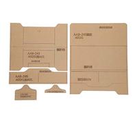 Plantilla Acrílica Transparente, Herramienta para Carteras Largas, Diseño DIY, Durable y Precisa - Corte Exacto, Fácil Uso, Ideal para Artesanos y Manualidades