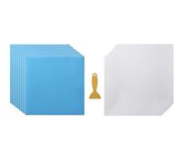 Plantilla adhesiva de diamantes de imitación para diamantes de imitación Hotfix Magic Flock Plus Flock de diamantes de imitación para Cameo Cricut de 12 x 12 pulgadas, 10 hojas y 10 hojas de cinta