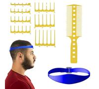 Plantilla Afeitado Escote | Juego de peine de guía de corte de cabello