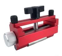 Plantilla afiladora de cuchillas de aluminio para preparación consistente de bordes de hoja de cincel y cepilladora en ángulos de 25 grados y 30 grados (B)