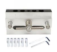 Plantilla Autocentrante Para Ensambles, Herramienta De Guía Para Taladrar Madera, Juego De Plantillas Para Ensambles Con Mangas De 1/4in, 3/8in, 5/16in, 7/16in, 1/2in, Posicionamie