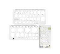 Plantilla circular Mr. Pen - 2 plantillas circulares para dibujar y dibujar formas geom tricas.