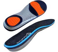 Plantilla, comodidad todo el día, plantilla cubierta de fisioterapeutas, absorción de impactos, soporte de arco del pie, Uni, Rela Kino (negro, 27-28)