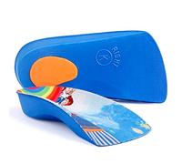 Plantilla de 3/4 de longitud para zapatos de niños, tamaño K ortopédicos insertos para niños, soporte de arco para dolor de talón de los niños, pies planos, fascitis plantar, pronación