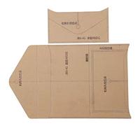 Plantilla de acrílico para bricolaje, patrón de bolsa de sobre, plantilla transparente, suministros hechos a mano para proyectos de costura de cuero, paquete de 2, 11,4 pulgadas x