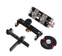 Plantilla de afilado para cincel y plano de madera | Herramienta guía de afilado con ángulos ajustables de 15° a 50° | Construcción de aleación de aluminio 7075 | Compat