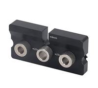Plantilla de Agujero para Espigas de Madera, Guía de Taladro en Plantilla 2 en 1, 8mm, 10mm, Localizador de Perforadora, Herramienta de Carpintería, Accesorios Profesionales