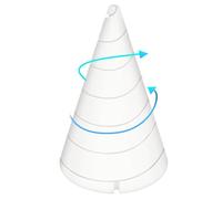 Plantilla de antena de alambre de cobre para jardinería, molde de alambre de cobre para electrocultura, molde de estaca en espiral para plantas en interiores, granja, jardín, vegetales, macetas al