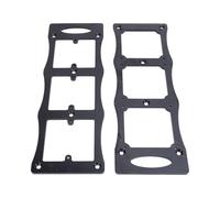 Plantilla de Apertura de Orificio de zócalo Tipo 86 Acero al Carbono Diseño de 3 Orificios a Prueba de Herrumbre Localización precisa Fácil de operar para Trabajos eléctricos de