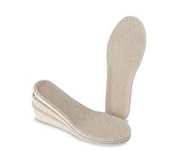 Plantilla de aumento de altura, transpirable, alta y completa, plantillas invisibles elevadas, inserciones de talón más altas (felpa de 1,5 cm, 10,2 pulgadas)