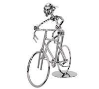 Plantilla de Bicicleta Miniatura de Corredor de Bicicleta de Hierro Vintage, Regalo de Cumpleaños, Decoración de Oficina en Casa