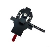 Plantilla de bisagra de guía de agujero de 35 mm 2 en 1 para montaje fiable y rápido de puerta de armario y montaje de muebles (B)