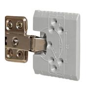 Plantilla de bisagra de puerta - Herramienta de carpintería ajustable | Instalación de bisagra de puerta de 1,1 pulgadas, para usar para una plantilla de guía de perforación con fácil