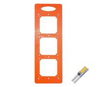 Plantilla de caja de alambre de instalación eléctrica tipo 86 con agujeros 14/20 para caja inferior de enchufe y conmutación, herramienta fácil de usar, herramienta eléctrica profesional