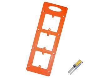 Plantilla de caja de alambre tipo 86 para instalación eléctrica, accesorios de conmutación para armario, repuesto de enchufe de electricista, plantilla de instalación