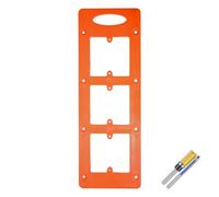 Plantilla de caja de alambre tipo 86 para instalación eléctrica, conmutación de caja inferior con agujeros 14/20 para carpintería, mejoras del hogar