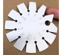 Plantilla de Calibre de ángulo, Calibre de ángulo Biselado de Acero Inoxidable de Alta Resistencia para Cuchillas, Cinceles, Planos