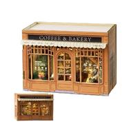 Plantilla de Casa de Montar mismo, Casa de Madera, Kits de modelos de ideas de Dormitorio de Casa Miniatura, Artesanía, Juguetes de Construcción, Kit de Fabricación de Casa Miniatur