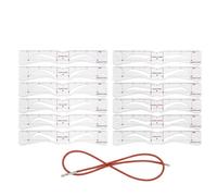 Plantilla de Cejas - 12 piezas con correa herramienta de maquillaje reutilizable - Plantillas de maquillaje para dar forma a las cejas - para Viajes, Citas, Desplazamientos Diarios