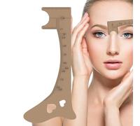 Plantilla de cejas, guía de delineador de ojos de silicona suave | Regla moldeadora de cejas, herramienta de maquillaje rápido de ojos, ayuda de maquillaje de ojos reutilizable para mujeres y niñas