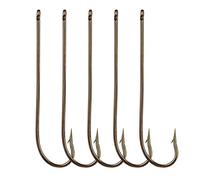 Plantilla de compensación de pesca, 10 piezas, gancho de pesca de acero al carbono, gancho colgante de espina dorada, gancho de pesca de espina suave, círculo de acero de alto carbono, cebo de afilado