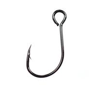 Plantilla de compensación de pesca, 20 piezas de anzuelos de repuesto para señuelos de pescado, gancho en línea, tamaño de ojo grande 2/0 1/0 1 2 4 6 8 juego de anzuelos portátiles afilados de acero
