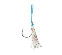 Plantilla de compensación de pesca, 3 piezas, equipo de pesca, anzuelo de pesca asistido, gancho circular, gancho de seda de fibra de carbono, pesca, mar, juego de anzuelos portátiles (tamaño: 9/0