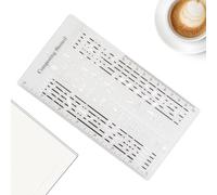 Plantilla de composición musical | Plantilla de notas musicales, símbolos del personal Accesorios de plantillas Regla de dibujo Herramientas de composición Escritura de canciones Creatividad