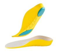 Plantilla de corrección de pie plano para niños, suave, transpirable, absorbe el sudor, soporte de arco adecuado para niños y niñas (30-32)