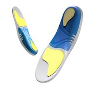 Plantilla de corrección deportiva de pie plano con soporte de arco alto, pliegue de arco cruzado, engrosamiento especial, absorción de impactos (39-40)