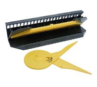 Plantilla de corte para molduras Crown King de General Tools n. 881 con transportador amarillo
