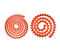 Plantilla de curva para carpintería, guía de tira flexible con diseño de cadena de engranajes para crear formas y curvas complejas en proyectos de corte de tablas de madera