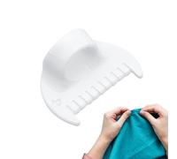 Plantilla de dedo para coser a mano, espaciador de costura, director de costura para capas de tela, medidor manual con protector de escudo, nociones, puntero ranurado para tareas de costura y apliques