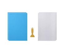 Plantilla de diamantes de imitación adhesivos para hotfix Rhinestones Magic Flock Plus Rhinestone Flocado 30.5 cm x 20.3 cm, 3 hojas con 3 hojas de cinta de diamantes de imitación Hotfix