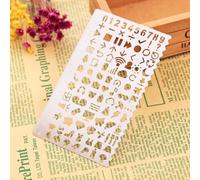 Plantilla de dibujo de regla de escala, plantilla de arquitecto, suministros escolares, regla de metal, regla de dibujo (elemento de vida)