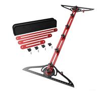 Plantilla de escalera de 16 a 60.1 pulgadas ajustable de aleación de aluminio con mecanismos de bloqueo y parada para escalones precisos elevador y diseño de estante en proyectos de carpintería rojo