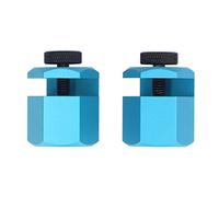 Plantilla de fijación cuadrada para marco de aleación de aluminio, calibre de escalera para diseño, plano hexagonal de alta fricción con tornillo moleteado grande, marco de