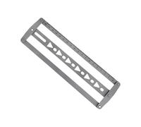 Plantilla De Formato De Con Diseños Redondos Para Colocación Uniforme De 18 Orificios De 48 Mm Plantilla De Acero