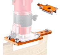 Plantilla de fresado de redondeo - Guía de Madera Universal Ajustable con técnico, Plantilla de mecanizado exacta | Ayuda de precisión para fabricación de Muebles, Banco de Trabajo, Bricolaje