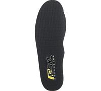 Plantilla de goma moldeada, antiestática, antibacteriana, color gris/negro, talla 42