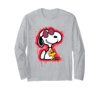Plantilla de Grafiti Art Pop de Peanuts Wyldstyle Snoopy Woodstock Manga Larga