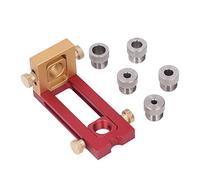 Plantilla de Guía de Taladro, 6 Piezas, Juego de Herramientas de Guía de Perforación de Perforación Plana Cruzada, Herramientas de Trabajo, Taladro Y Accesorios, Herramienta de Manguito de Guía de Tal
