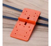 Plantilla de guía de taladro de bisagra de 35 mm y 40 mm para bisagras de puerta de armario, localizador de perforación ABS con escalas marcadas, agujero portátil