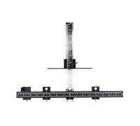 Plantilla de Hardware para Gabinete, Plantilla de Manija de Gabinete de Aleación de Aluminio, Herramienta de Carpintería para Perforación de Orificios de Gabinete para Perillas y