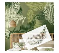 Plantilla de Hoja Grande Reutilizable de Plástico 70cmX42cm Hoja de Palma Tropical Plantillas de Hoja para Pintar en Paredes, Muebles, Lienzo, Madera, Decoración de Pared, Tela, Manualidades de Arte